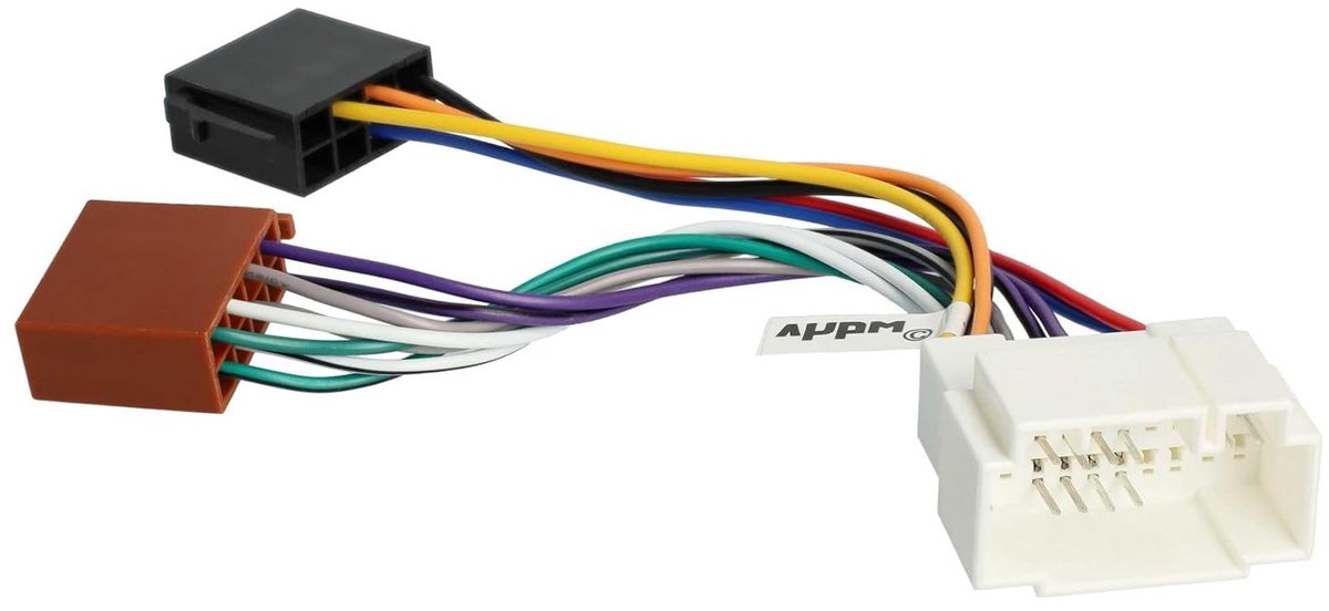Autoradio Adapter - ISO Kabel - Auto Audio Installatie - Behoud Alle Functies - 34 Gram - Zwart
