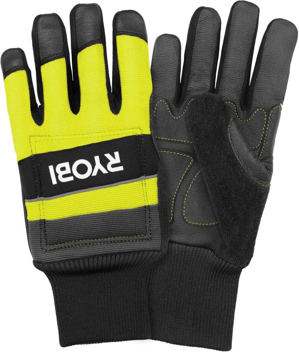 Ryobi - Snijbestendige handschoenen 24 m/s (categorie 2) voor kettingzagen - Maat L - RAC258L