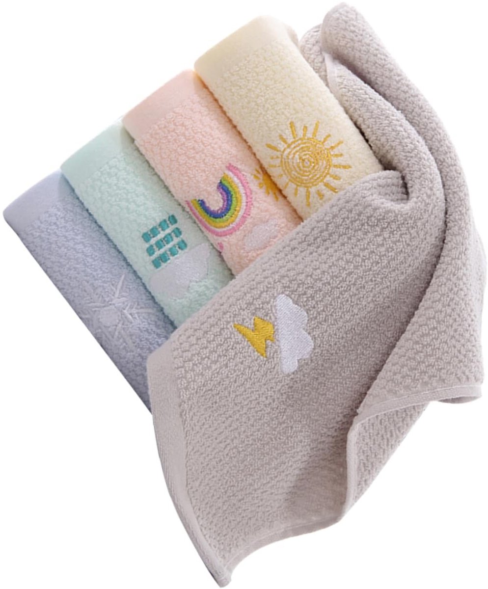 Vt products - Kinderhanddoek - Absorberend - Zacht en huidvriendelijk - Meerkleurig - Multifunctioneel - Voor baby's en peuters