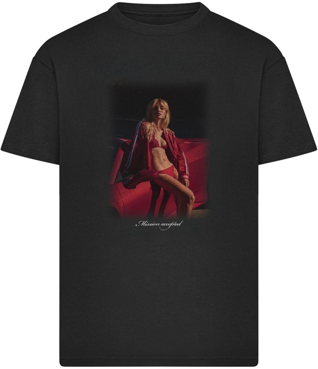 Mister Tee Race Mode Oversize Heren Tshirt XXL Zwart