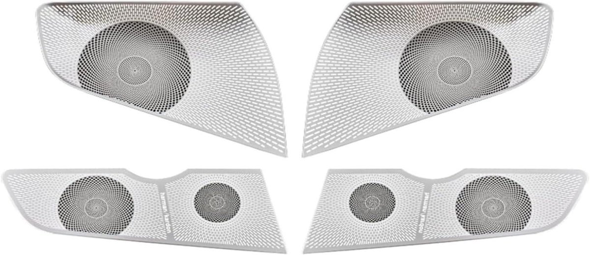 Luidspreker Afdekking - Audio Decoratie - Auto Interieur - Perfecte Pasvorm - 1 Stuk - Zwart