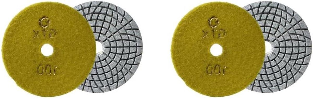 Diamant Polijstpads - Natte Schijven - Werkbladen Polijsten - Fijnkorrelig Grit - 100 mm - Niet gespecificeerd