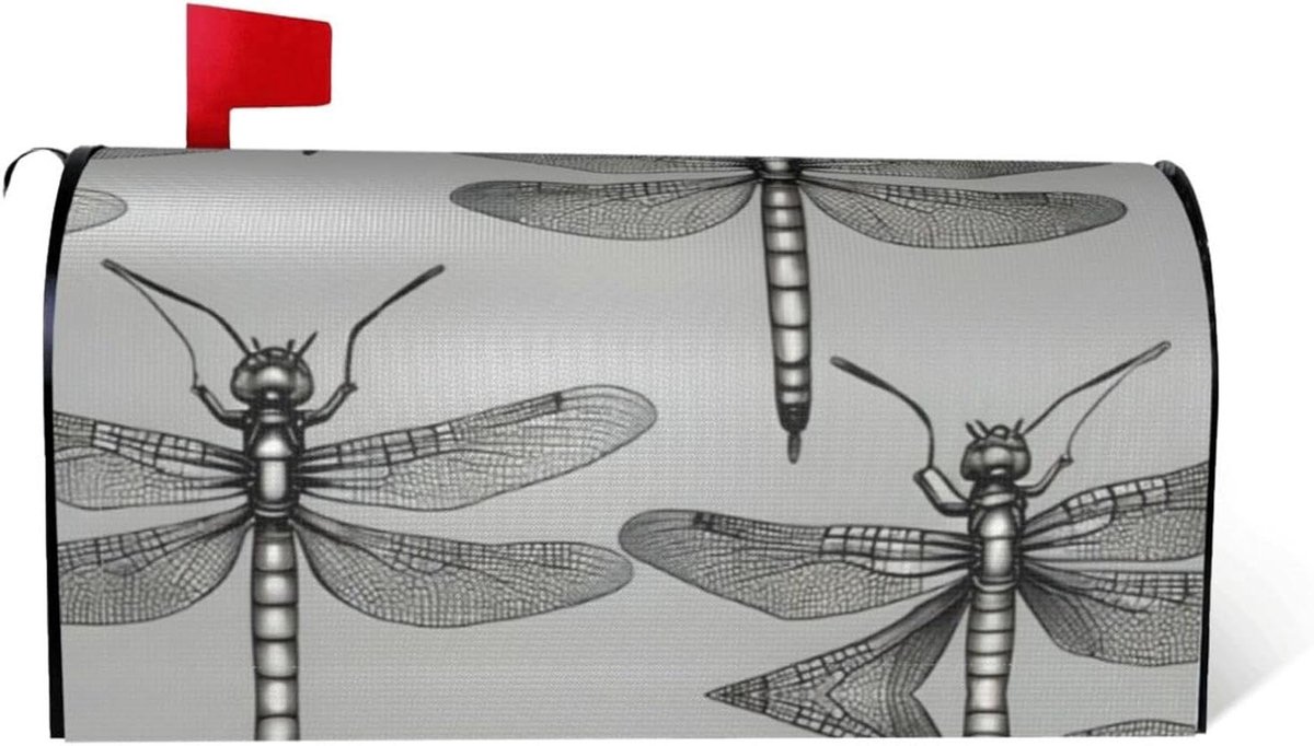 Brievenbushoes - Postvak Decoratie - Tuin Aankleden - Magnetische Bevestiging - Standaard Formaat - Zwart