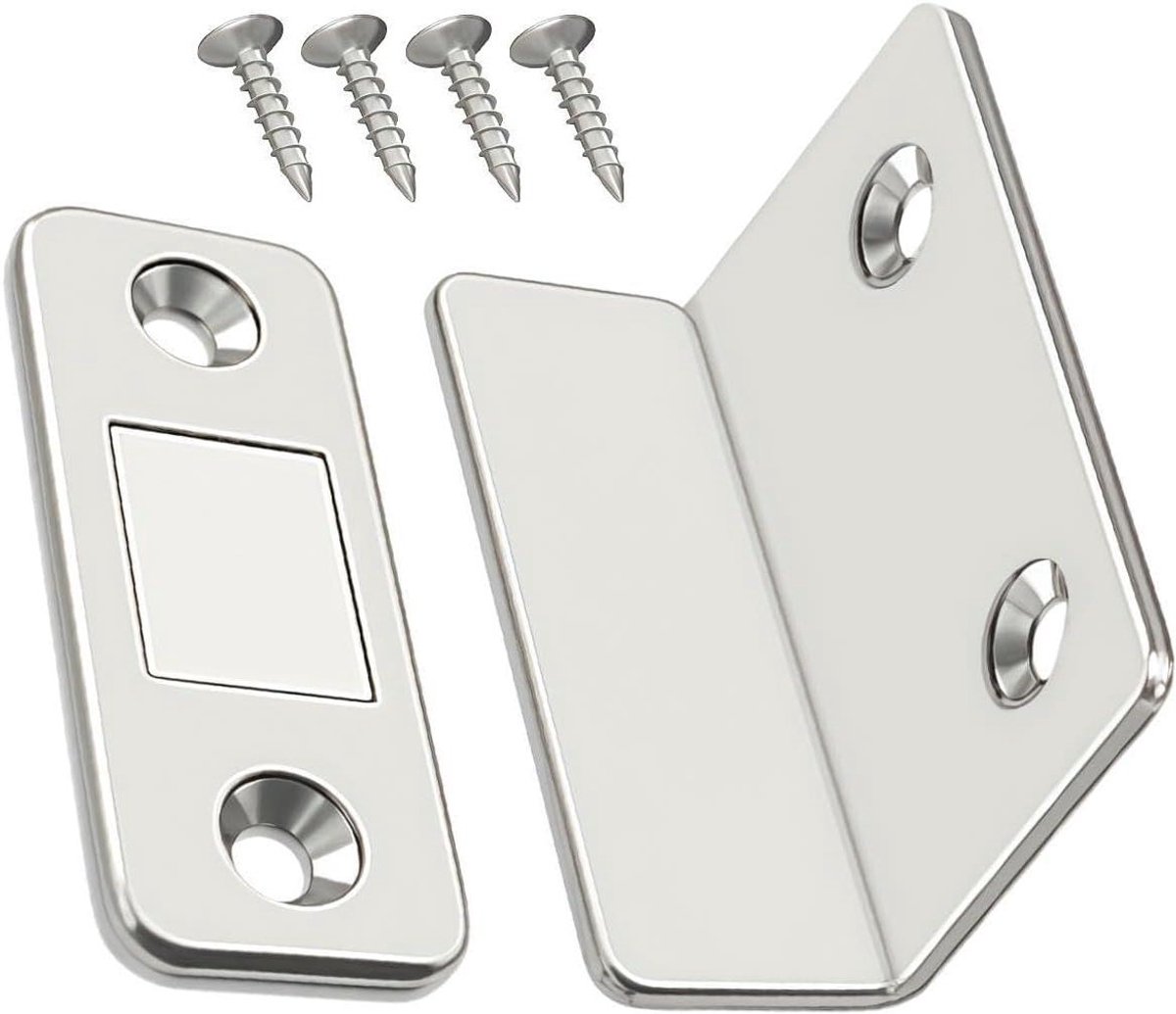 Magnetische deurvergrendeling - Verborgen slot - Kasten sluiten - Zonder boren - 30 g - Meerkleurig