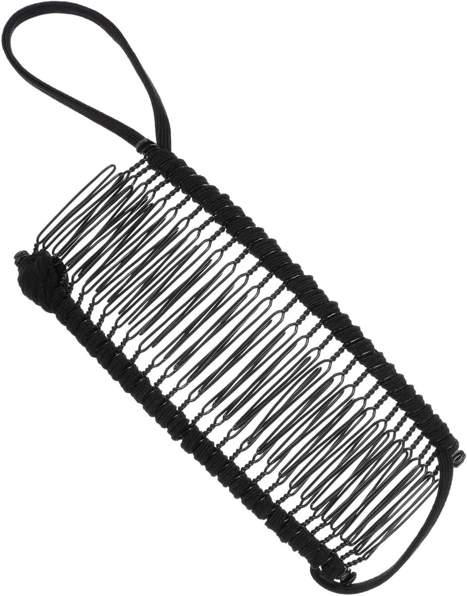 Haarzijde Kam - Bananenclip Haar - Haar Stijlen - 30 Tanden Ontwerp - 11 x 4 cm - Zwart
