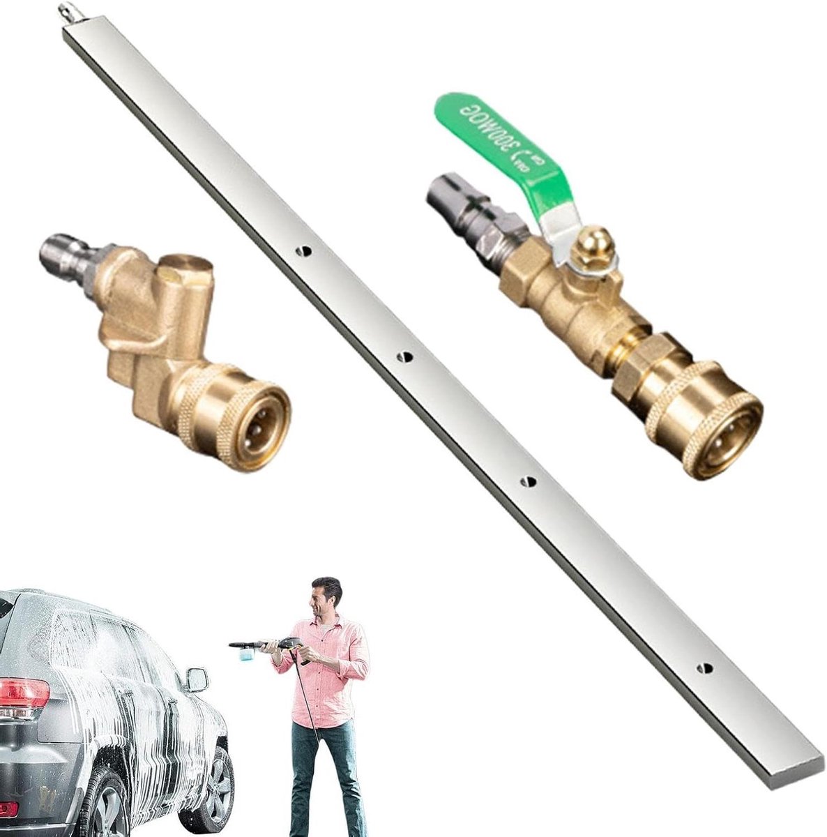 Radiator Reiniger - Koelsysteem Tool - Voertuig Onderhoud - Roestvrij Staal - 627 cm Lengte - Meerkleurig
