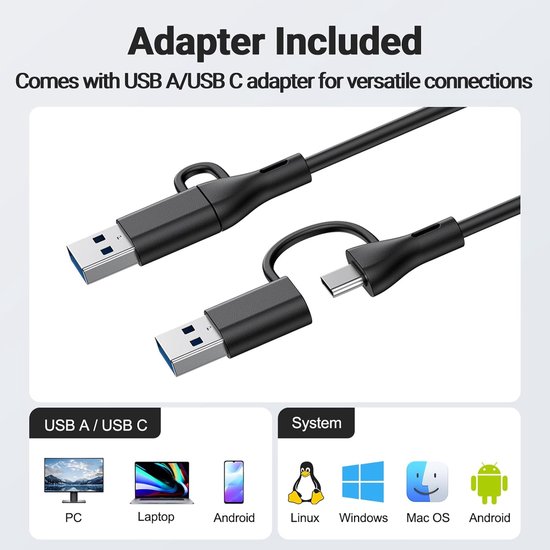 Computer Luidspreker - Soundbar Desktop - Verrijk Je Geluid - Ruimtebesparend Clipontwerp - 1.5 Meter Kabel - Zwart — afbeelding 2
