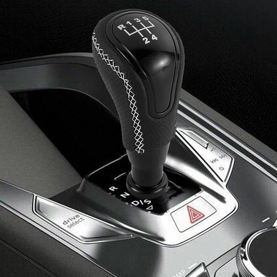 Schakelpookknop Auto - Handmatige Versnellingspook - Interieur Verbeteren - Eenvoudige Installatie - Universeel Model - Zwart — afbeelding 4
