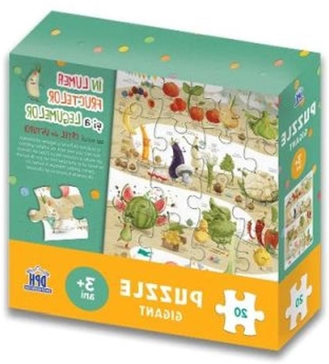 Puzzel Boek - Kinderpuzzel - Spelletjes Doen - Grote Vloerpuzzel - 68 x 48 cm - Kleurrijk