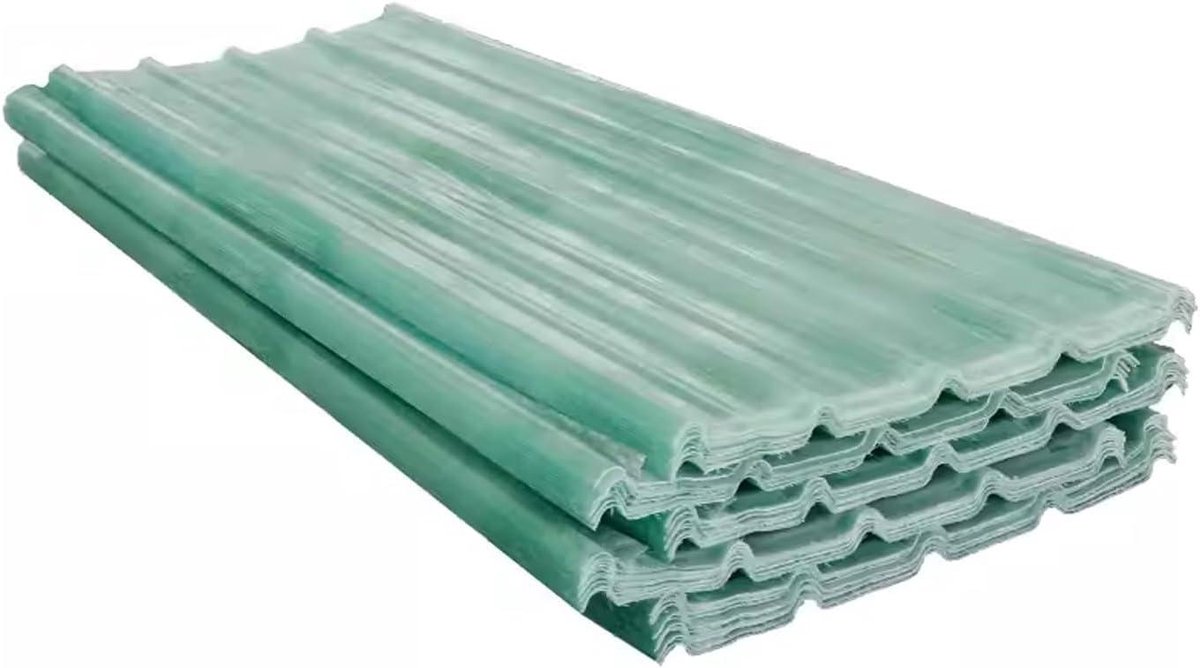 Dakplaten Glasvezel - Lichtpanelen - Natuurlijk Licht - Waterdicht UV-bestendig - 12 mm dik - Transparant