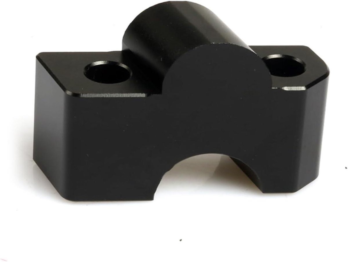 Stuur Riser Mount - Handlebar Klem - Comfortabel Rijden - CNC Aluminium - 1 Paar - Zwart
