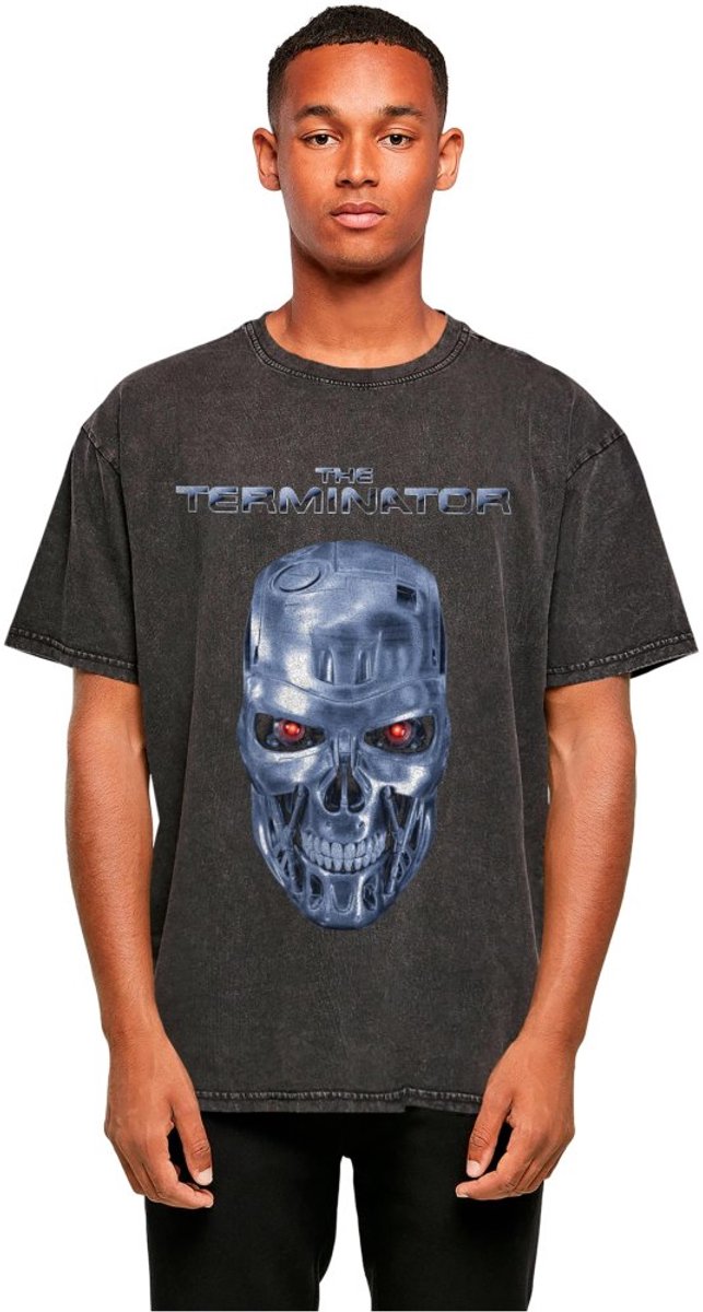 Merchcode The Terminator - I'll Be Back Oversize Heren Tshirt - M - Zwart