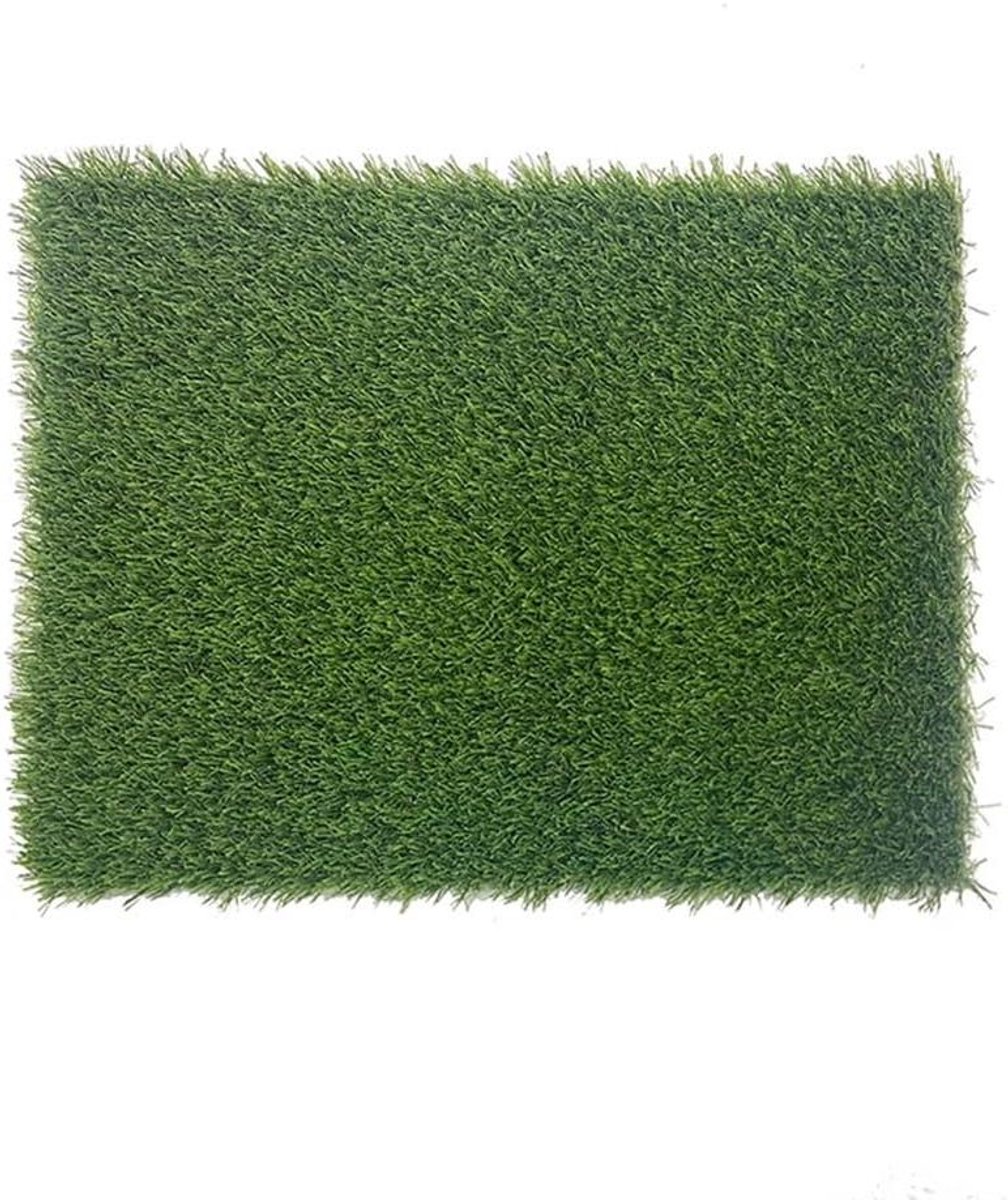 Kunstgras Tegels - Honden Urinoir - Huisdier Training - Waterdoorlatend Ontwerp - 38x63cm - Groen