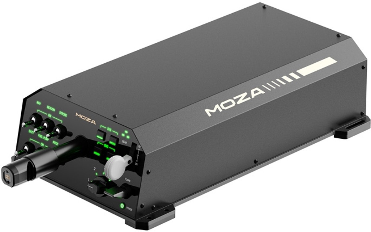 Moza AY210 Force Feedback YOKE Base – Krachtige Yoke Basis voor Realistische Vluchtsimulatie