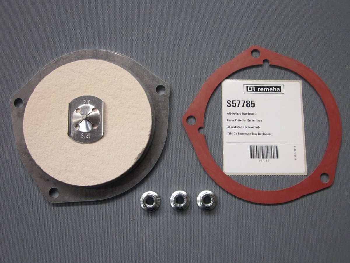 Remeha Afdekplaat branderopening, S57785