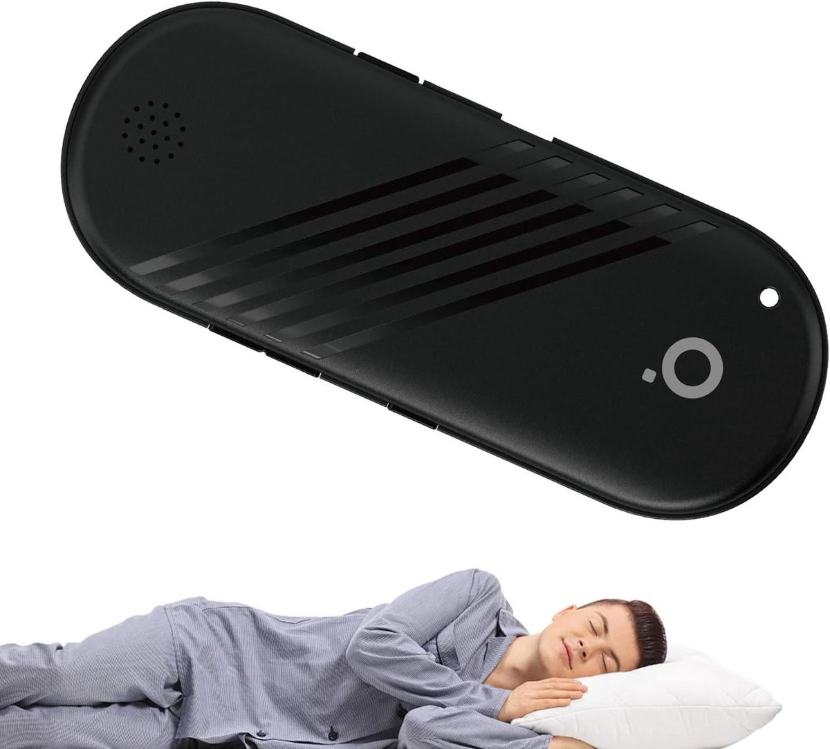 Kussenluidspreker - Slaaphoofdtelefoon White Noise Machine - Diep Slapen - Beengeleiding Geluid - 18.6 x 7.1 x 2.3 cm - Zwart