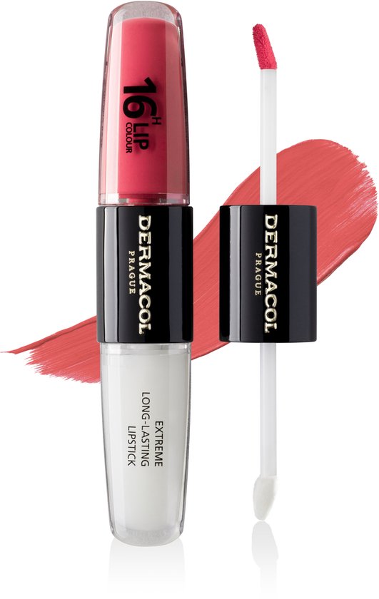 Dermacol 16-uurs Lipkleur - 2-Fasen Langdurige Lipkleur - Kusbestendig - Waterdicht - Veegvast - 8 ml - n. 36