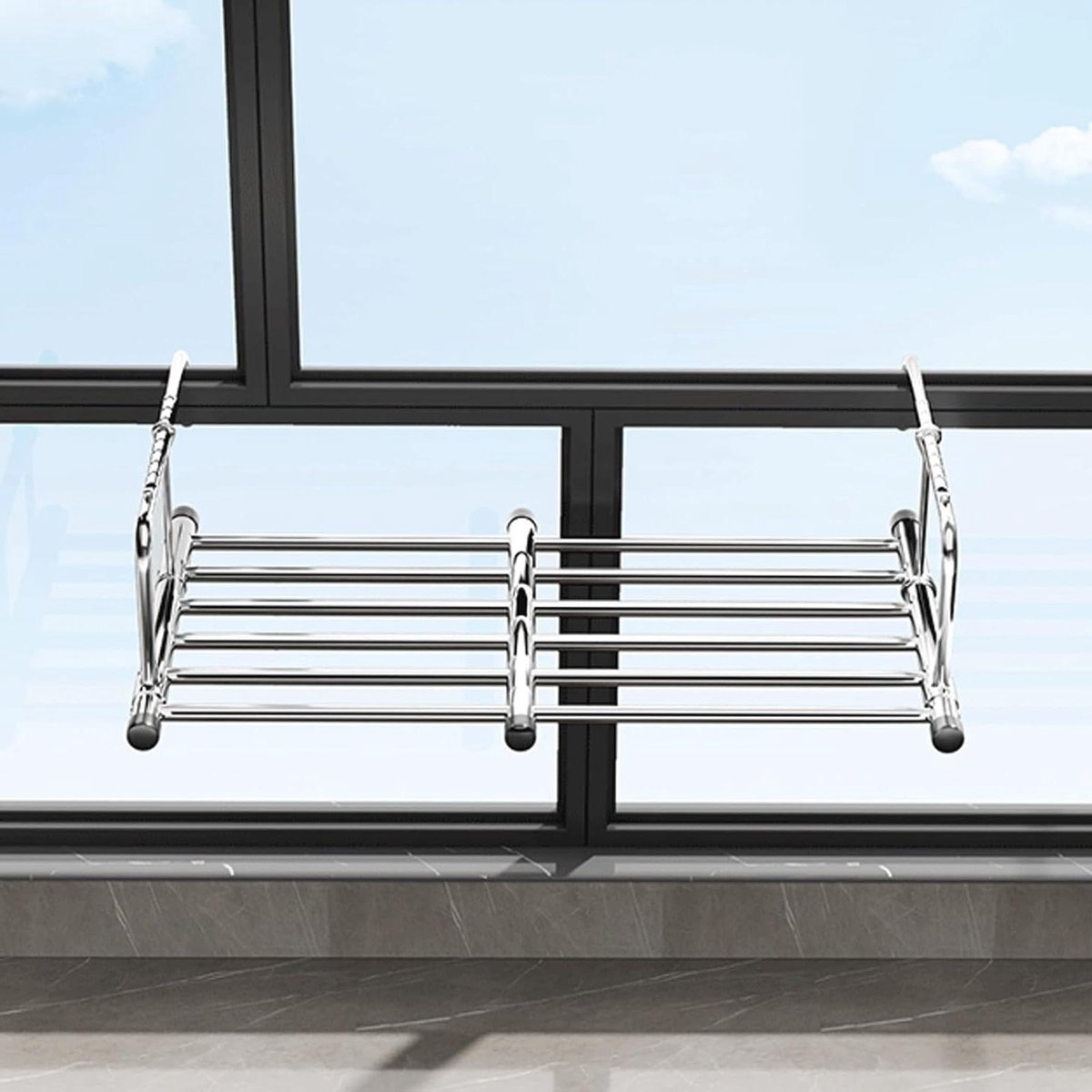 Radiator Droogrek - Wasrek Intrekbaar - Kleding Drogen - Uitschuifbaar Ontwerp - 60-160 cm