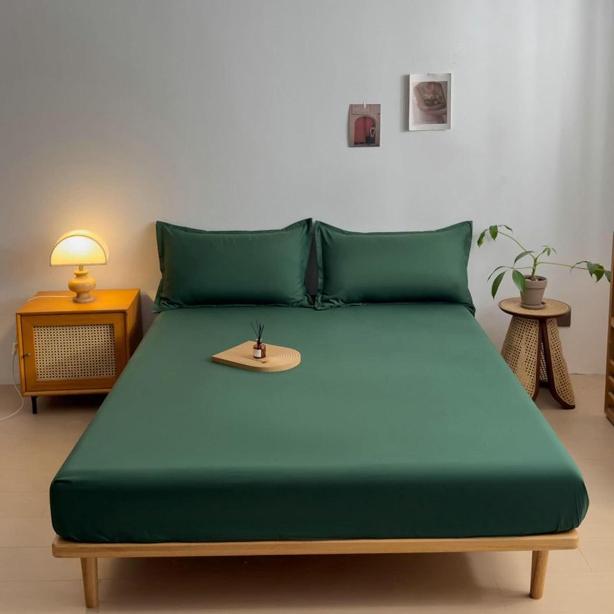 Hoeslaken voor topper - Matrasbeschermer - Bed Op Maat - Sterk Elastiek - 140x200 cm - Gro