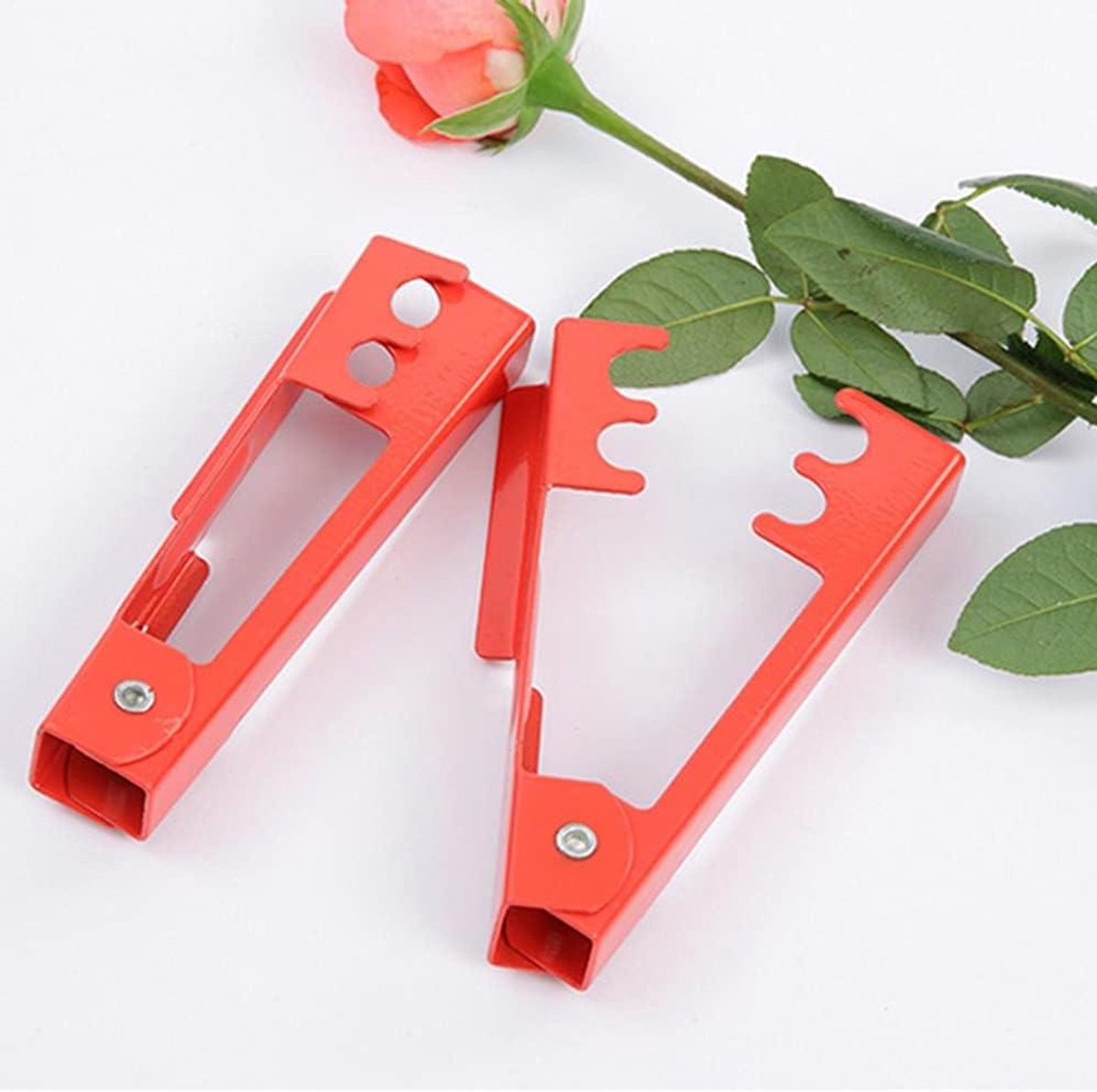 Rozenstripper Metaal - Bloem Tang - Bloemen Schikken - Veerbelast Ontwerp - 14 cm - Willekeurig