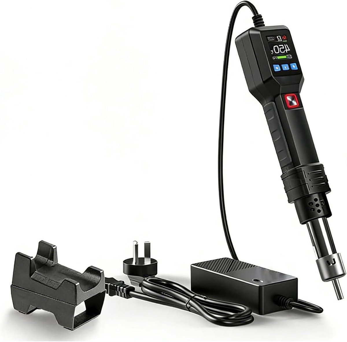 Hetelucht Soldeerstation - Reparatie Station - Elektronica Reparatie - 2-in-1 Functie - 550 W - Zwart