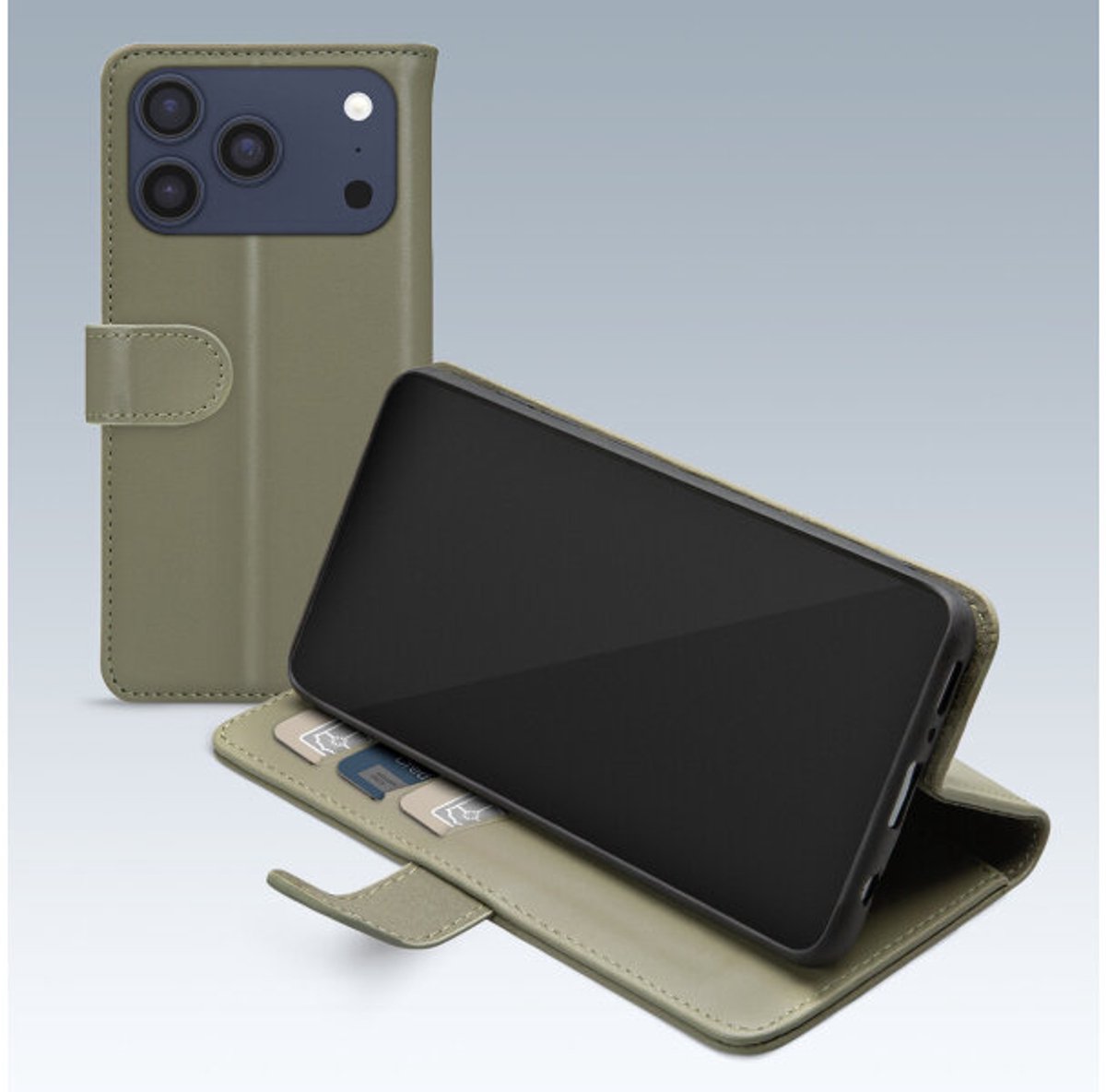 Mobilize Premium Gelly Wallet Book Case Apple iPhone 17 Pro Max/18 Pro Max Green