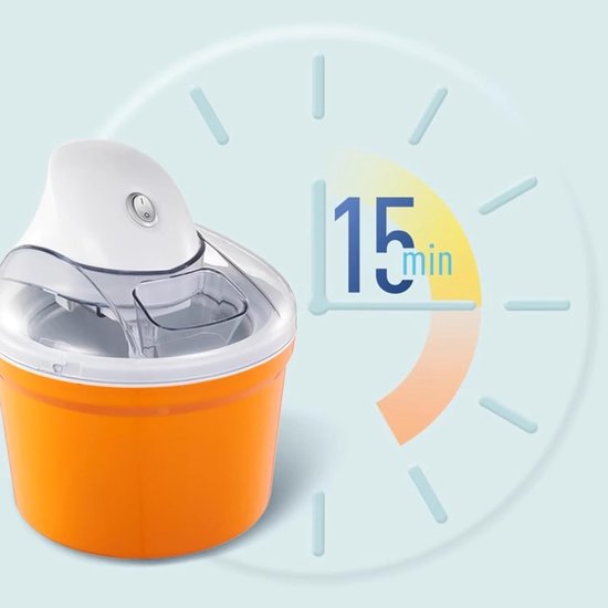 IJsmachine voor thuis of commercieel, IJsmachine 1,2L Mini Home DIY Mini Zelfgemaakt Volautomatisch Fruitzandijsmachine IJsopzetstuk voor Kitchenaid (Kleur: B) — afbeelding 3