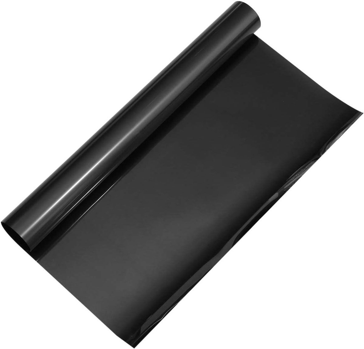 Raamfolie - Privacy folie - Zon weren - Eenrichtingsspiegel effect - 200x50cm - Zwart
