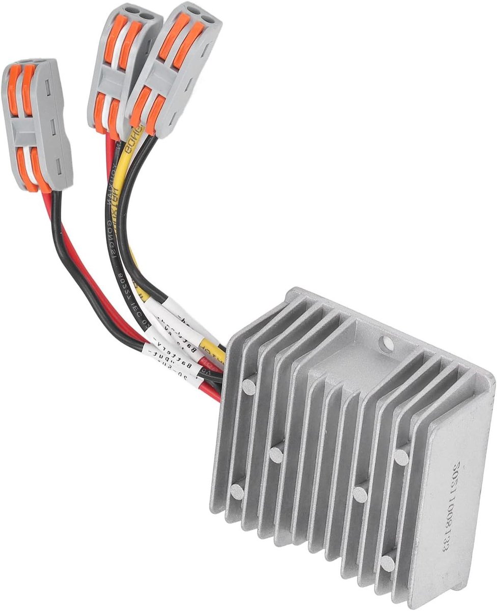 Zonne-laadregelaar - Paneelcontroller - Straatverlichting - MPPT technologie - 300W 20A - Grijs