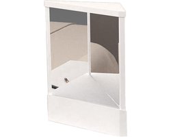 True Mirror - echte spiegel zonder omkering | helder reflecterende, kantelbestendige spiegel | nauwkeurig visueel gereedschap voor make-up, persoonlijke presentatie, leerhulp, fotografie incl