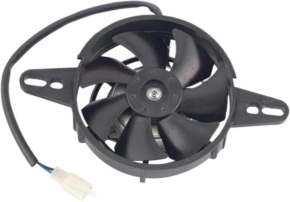 Motor Radiator Ventilator - Koeler Onderdeel - Motor Koelen - Precisie Productie - 11 cm Diameter - Zwart