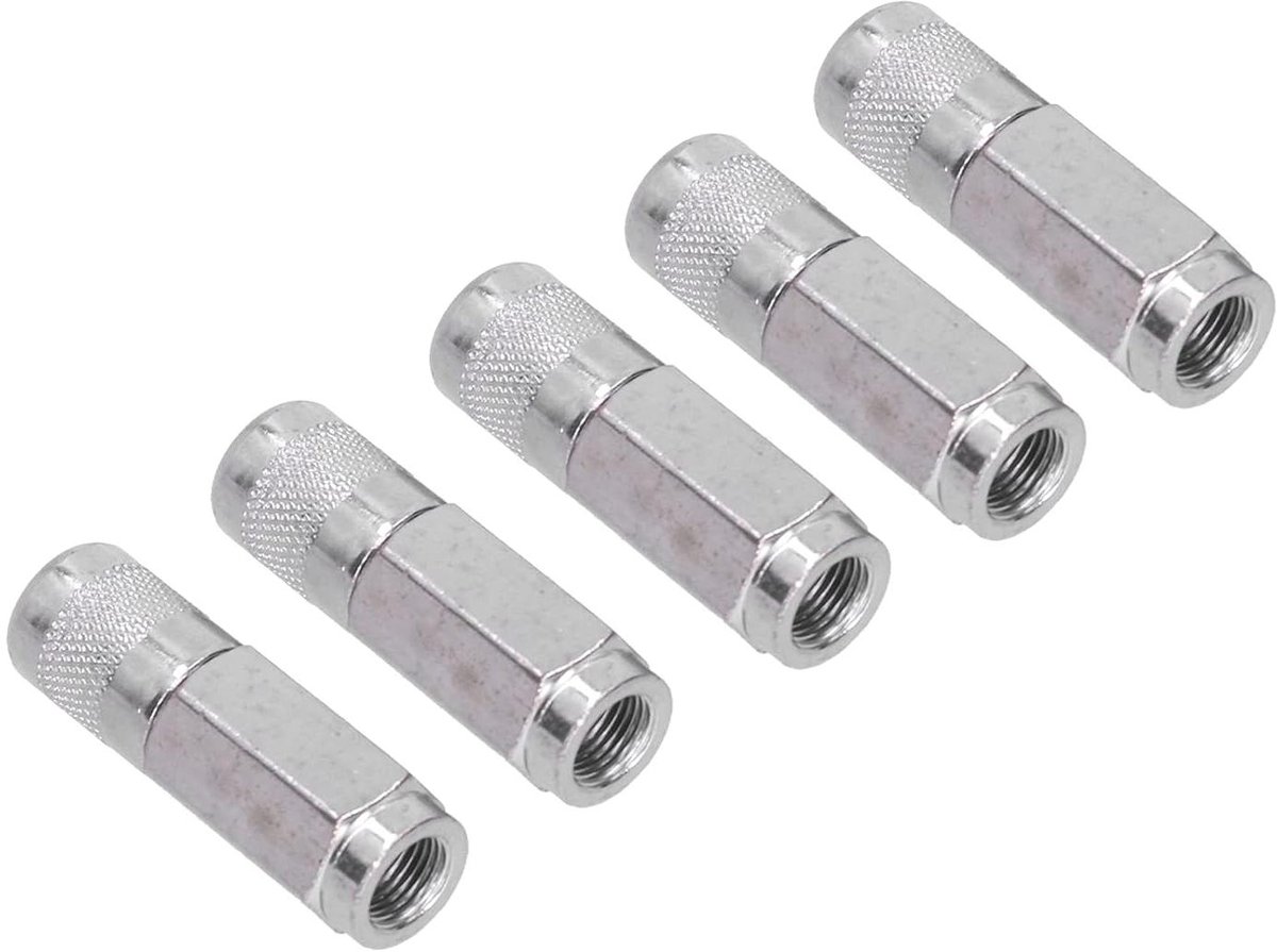 Vetspuitkoppeling, roestbestendig Eenvoudig te bedienen Vetpistool Platte spuitmond Slijtvast Duurzaam voor onderhoud van apparatuur voor mechanische verwerking