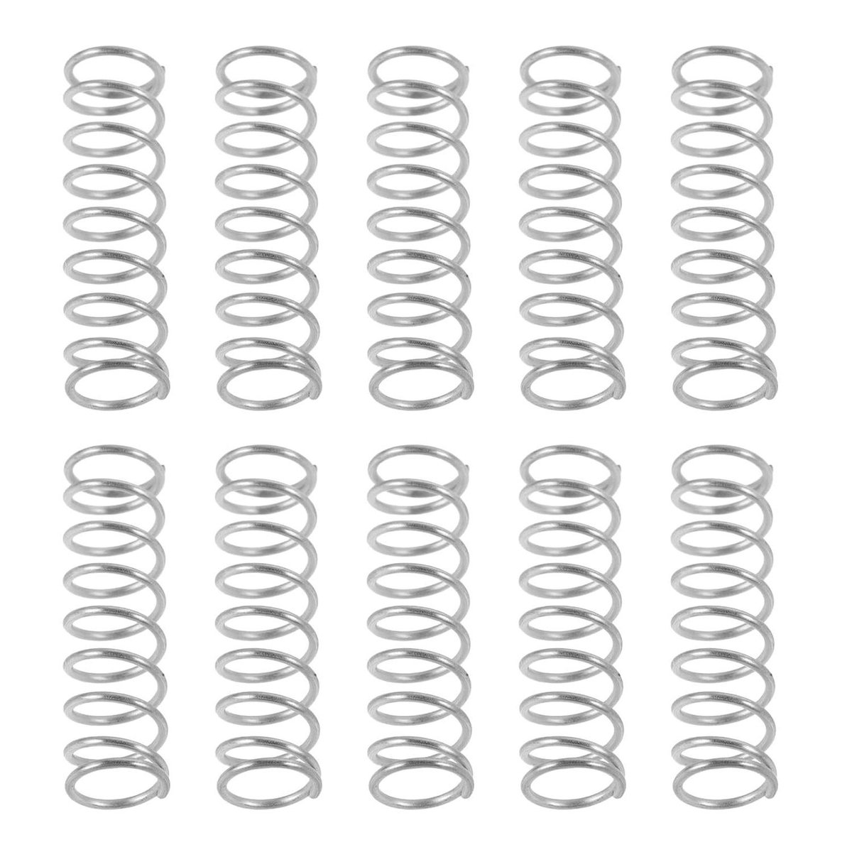 Compressieveren - Vervangingsveren - Sproeiers Repareren - Roestvrij Staal - 10 stuks - Zilver