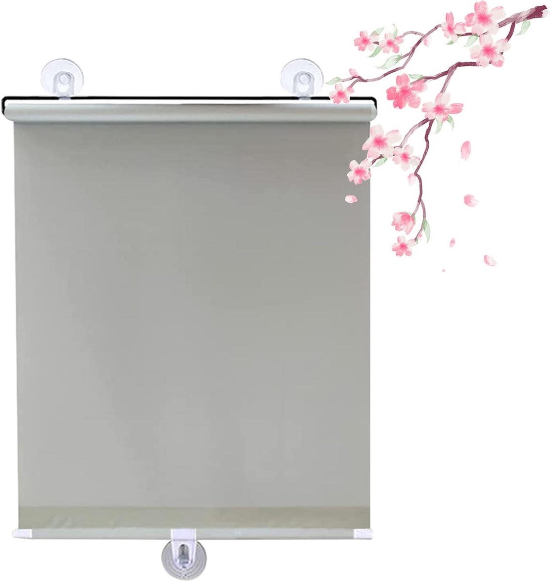 Verduisterende Rolgordijnen - Privacy Gordijnen - Raamdecoratie - Zonder Boren - 55x125cm