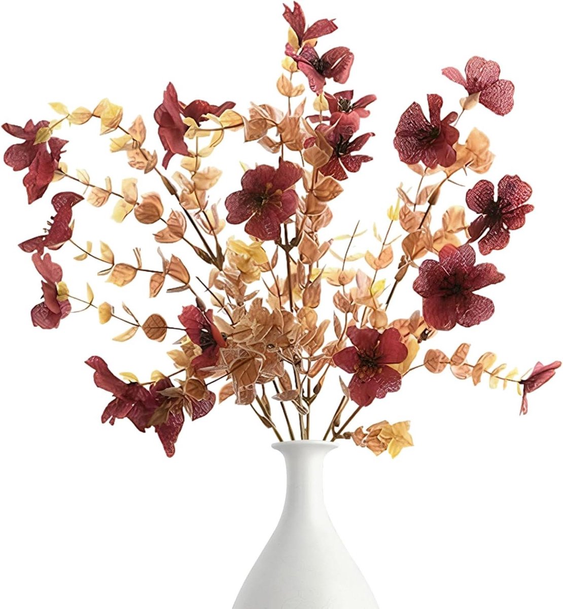 Droogbloemen Decoratie - Kunstbloemen Versiering - Buiten Decoreren - Weerbestendig Ontwerp - 31x16 cm - Stijl B