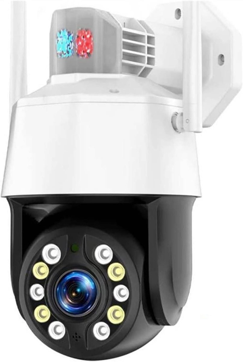 Beveiligingscamera - Bewakingscamera Buiten - Huis Beveiligen - 30x Optische Zoom - 60M Nachtzicht - Zwart