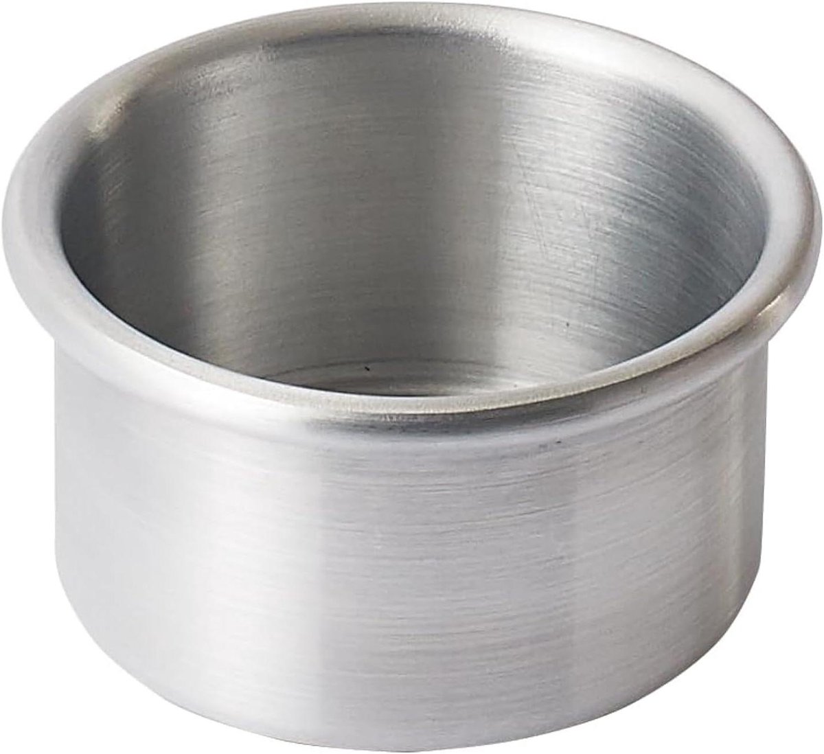 Cake Pan - Taartvorm Rond - Taarten Bakken - Gelijkmatige Verhitting - 7.6 x 10.2 cm - Zilver