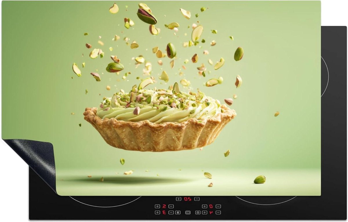 Inductie Beschermer - Kookplaat Mat - Keuken Werkruimte - Unieke Foto Print - 83x51cm - Pistache