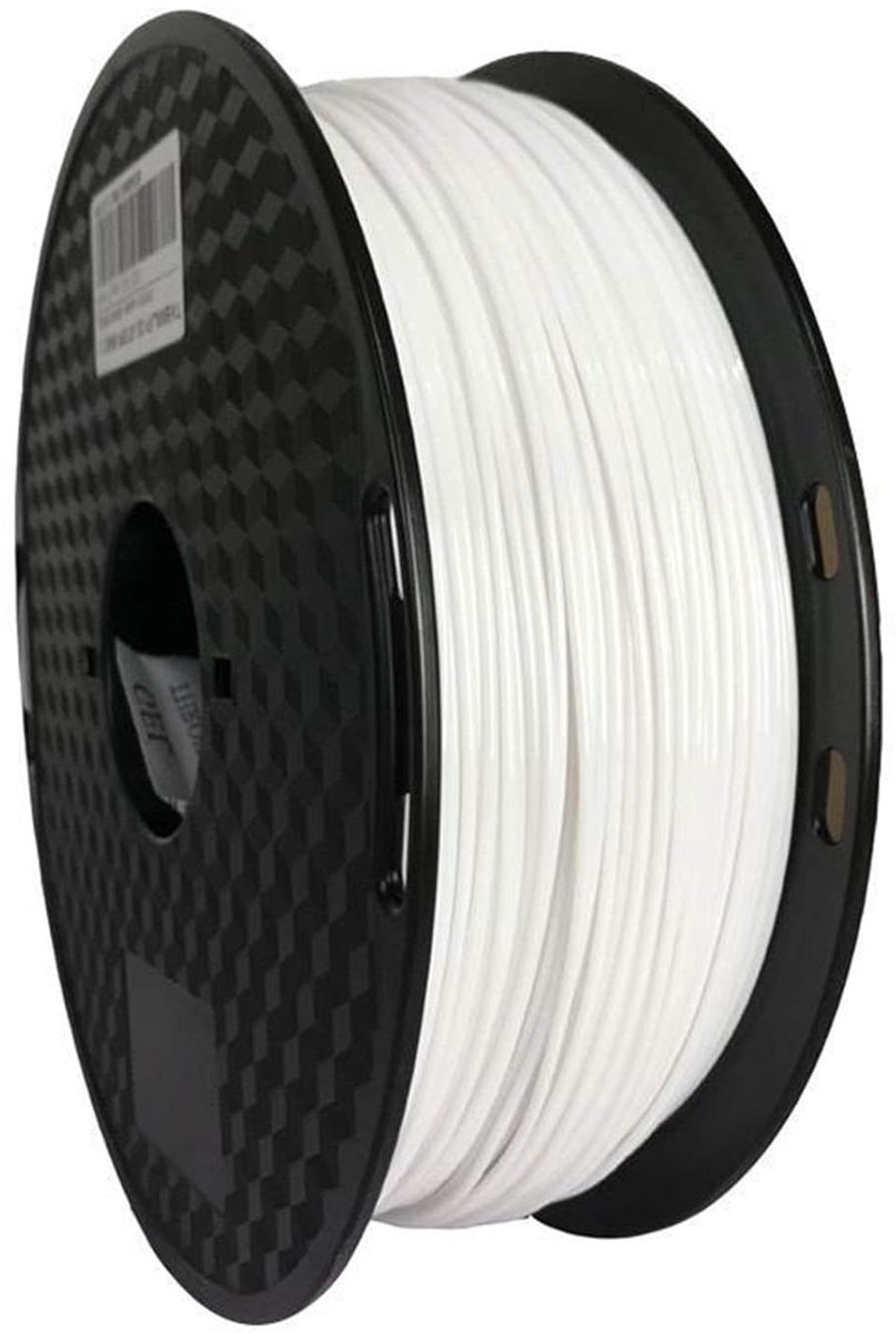 PETG Filament - 3D Printer Materiaal - 3D Modellen Printen - Hoge Taaiheid - 1 kg 1.75mm - Wit