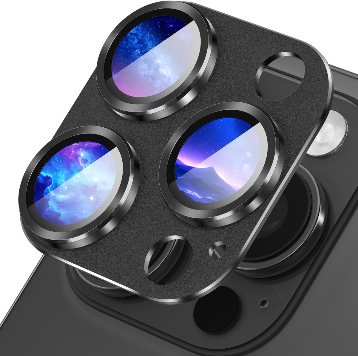 Dailygoods- Lensbeschermer Matte Afwerking - iPhone 16 Pro/16 Pro Max - Krasbestendig HD Glas - Camerabescherming - Eén Stuk - Schokbestendig - Camera Protector