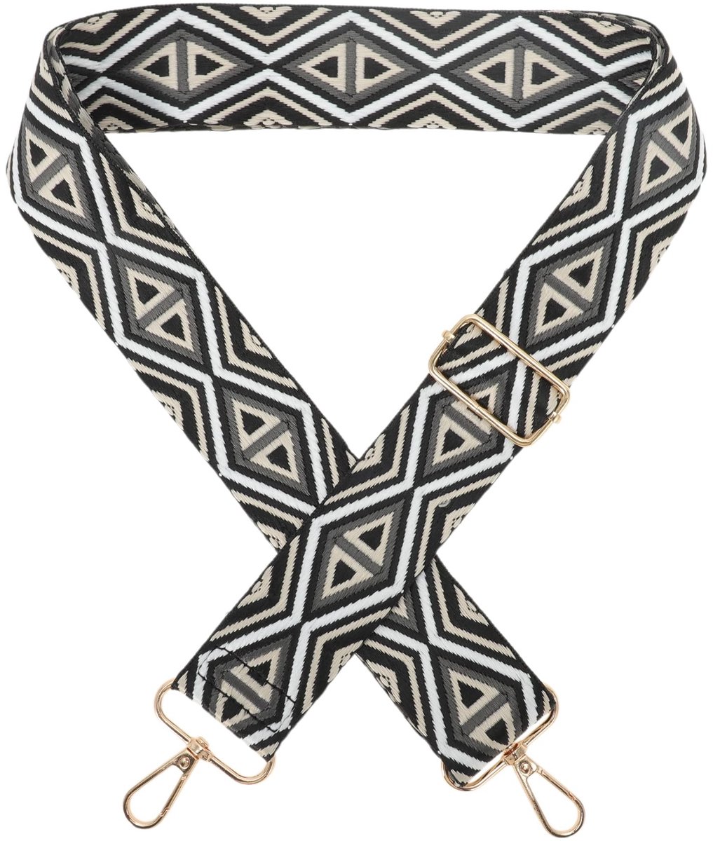 Dailygoods- Tasriem Verstelbaar - Schouderband voor Tas - Tassenriem - Brede Riem met Diamantpatroon - Comfortabel Draagcomfort - Hoogwaardige Materialen - Schouderriem