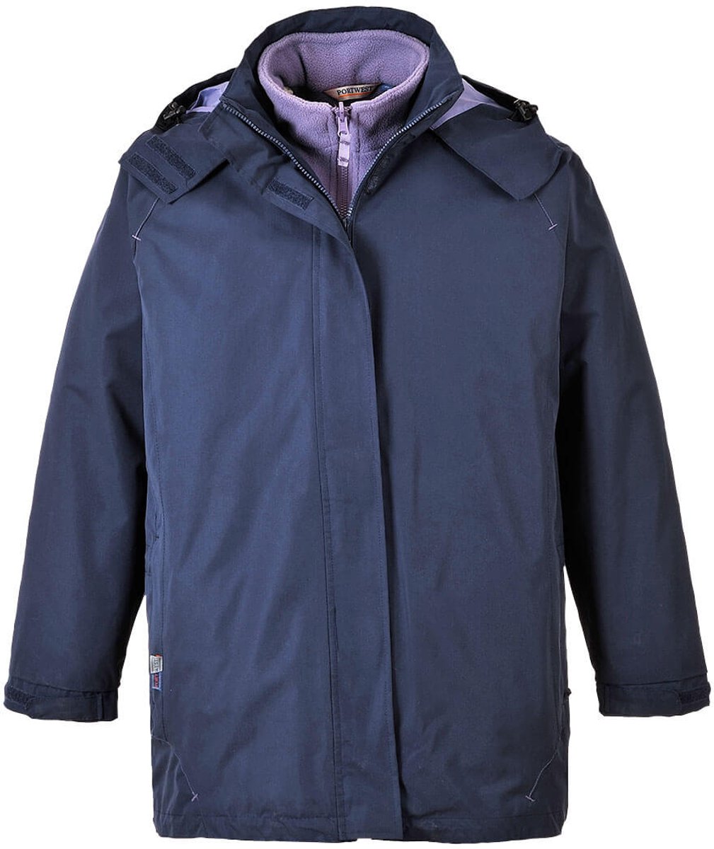 Portwest Elgin 3-in-1 damesjack S571 Marine Blauw