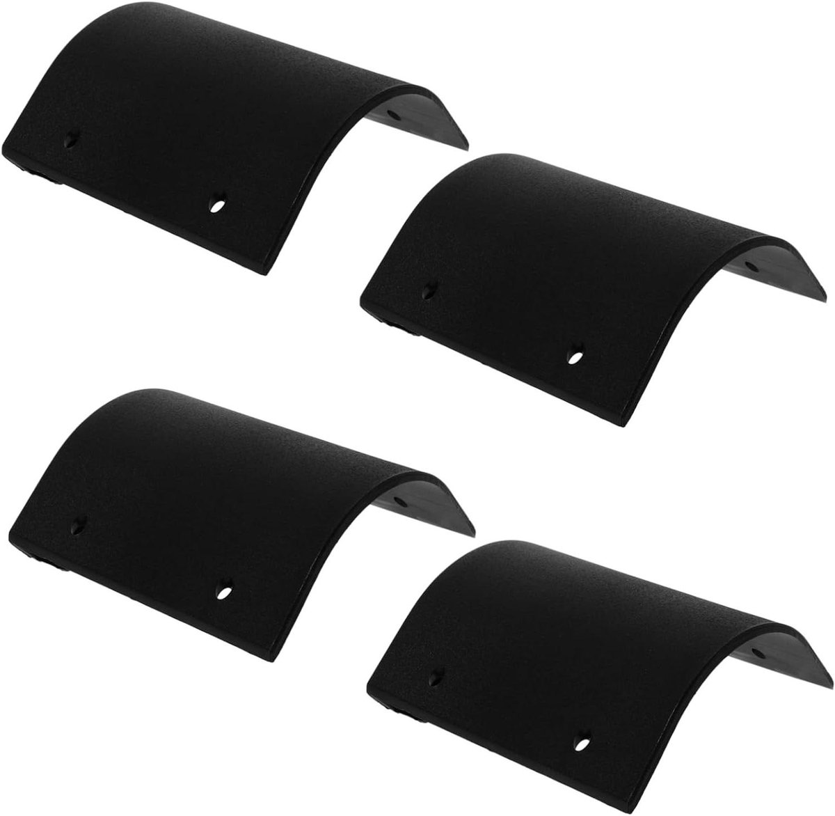 Randbescherming Hockeytafels - Airhockey Accessoires - Tafel Beschermen - Universele Pasvorm - 4 Stuks - Zwart