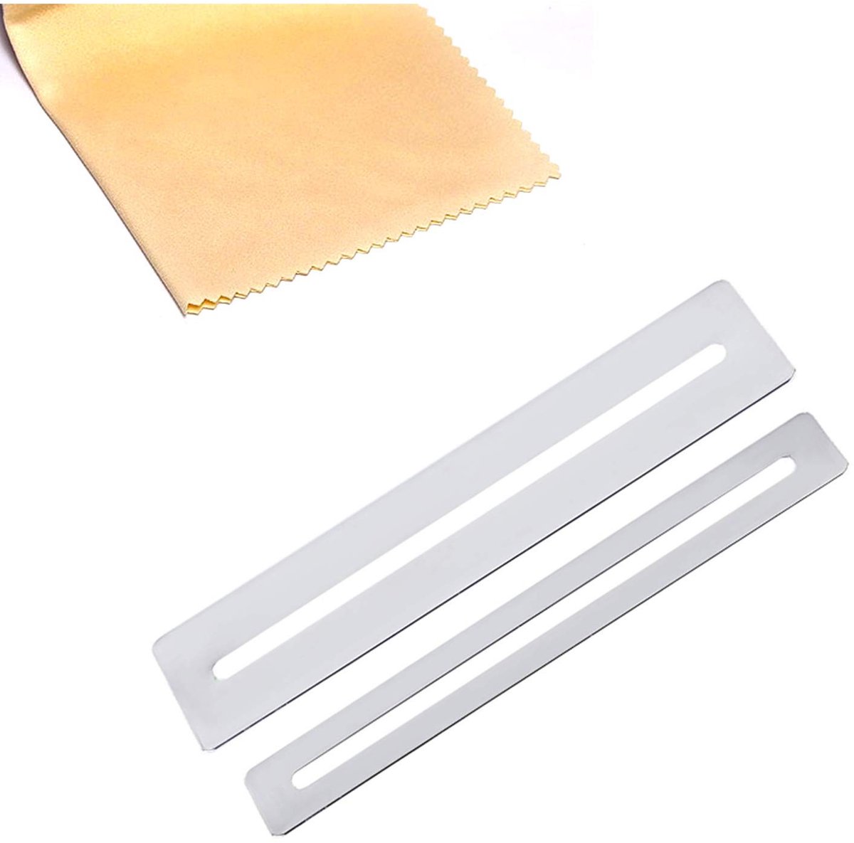 Dailygoods- Toetsenbord Guard - 2 Stuks - Toets Protector - Metaal - Schoonmaakdoek 20x20 cm - Tevredenheidsgarantie - Fretboard Protector