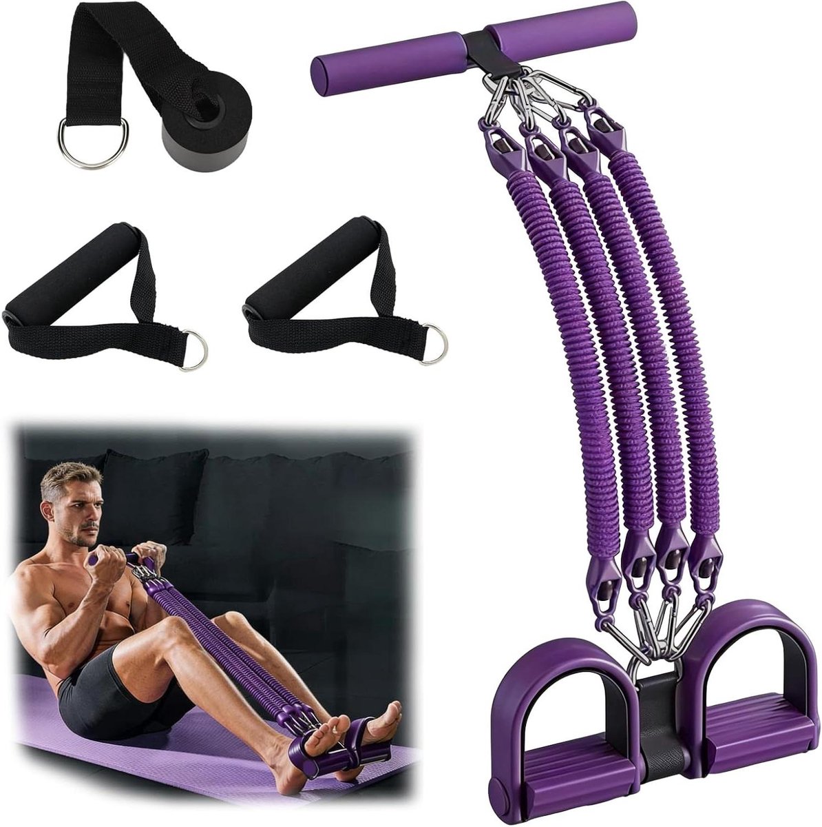 Buiktrainer - Buikspier trainer - Buikspieren trainen - Compact ontwerp - 1 stuks - Niet gespecificeerd