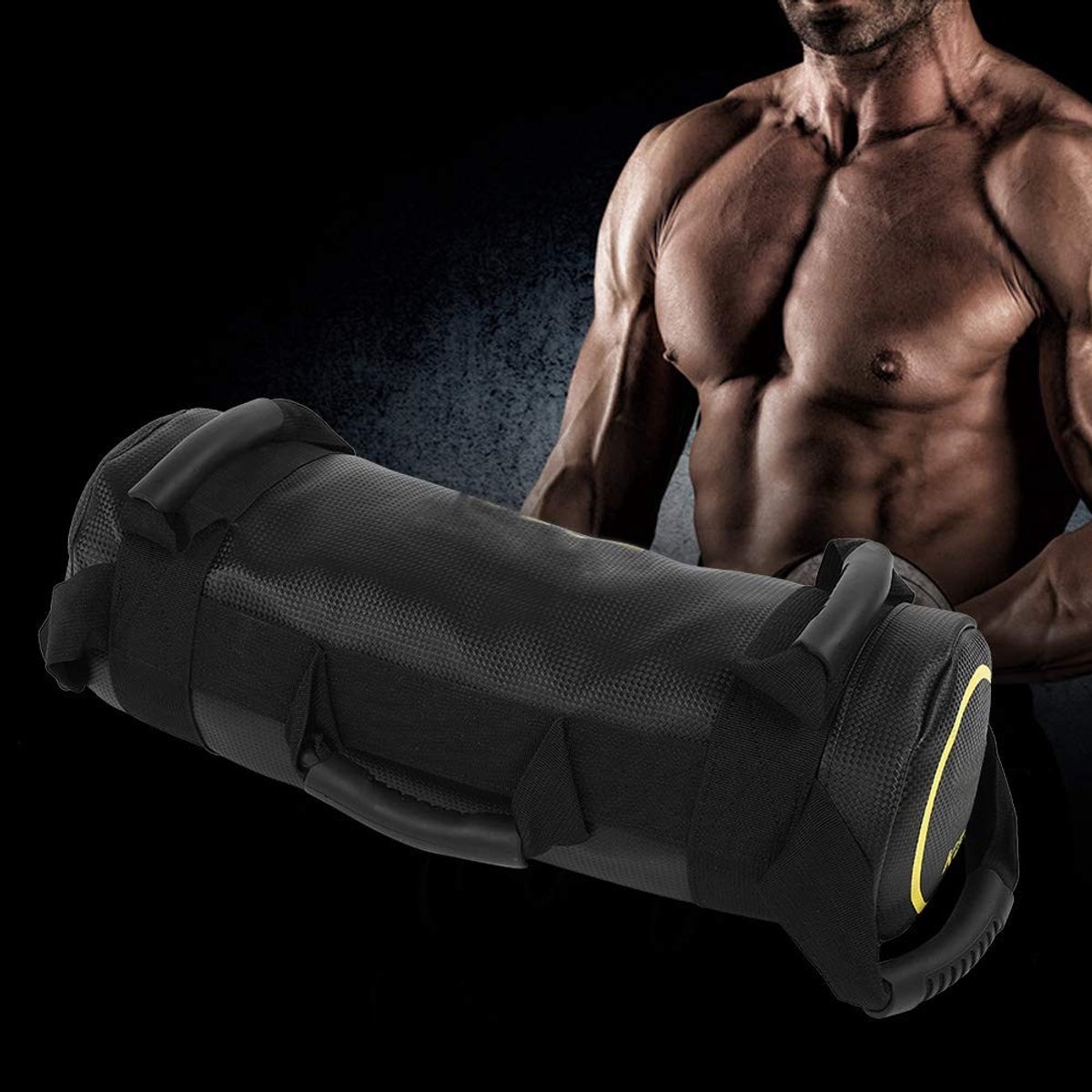 Dailygoods- Zandzak 20kg - Power Bag - Gewichtheffen - Oefeningen - Duurzaam PU Leer - Vochtbestendig