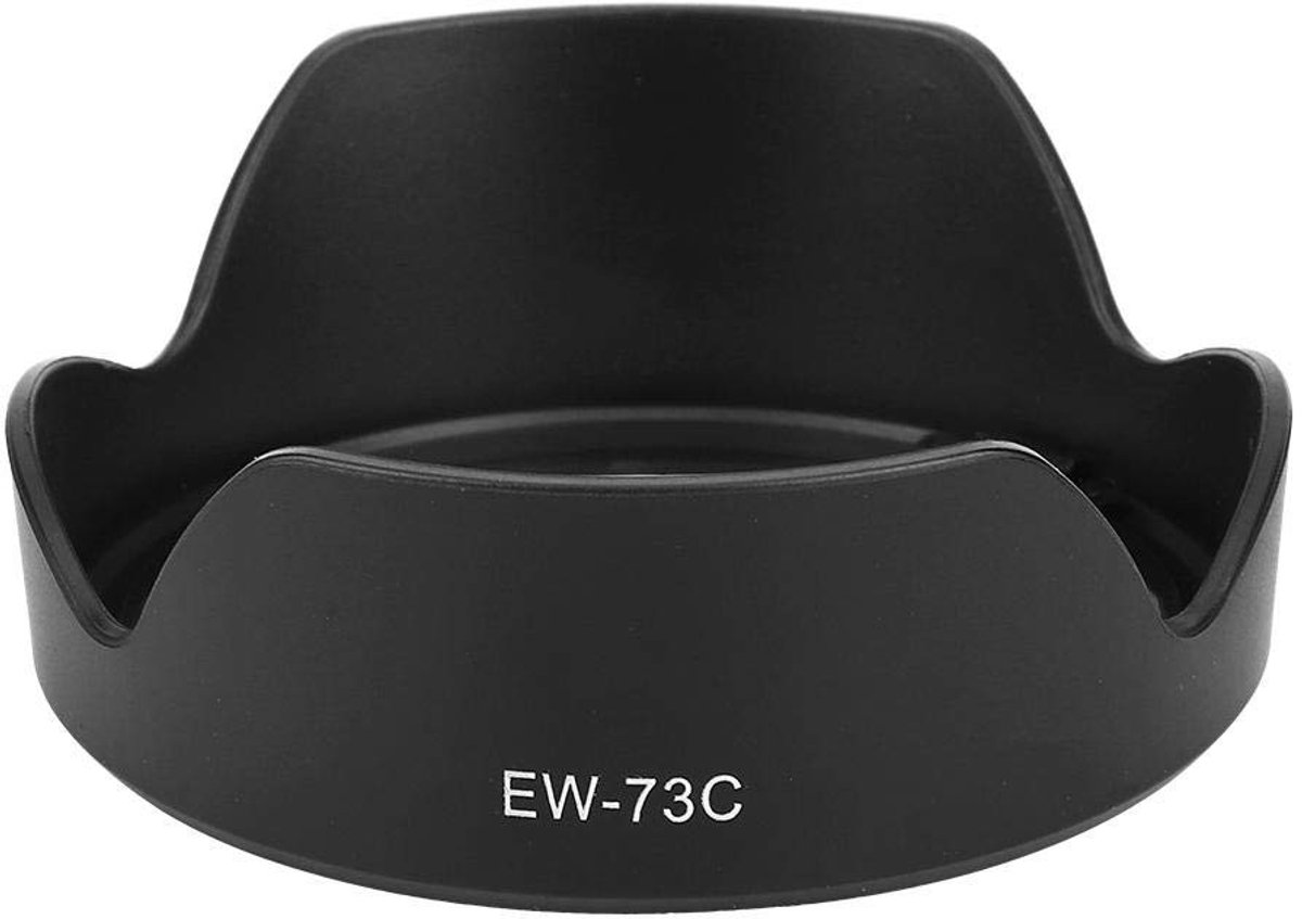Dailygoods- Lenskap EW-73C - Zwarte Zonnekap - Kunststof - Voor EF-S 10-18mm f4.5-5.6 IS STM - Lichtgewicht - Duurzaam en Slijtvast