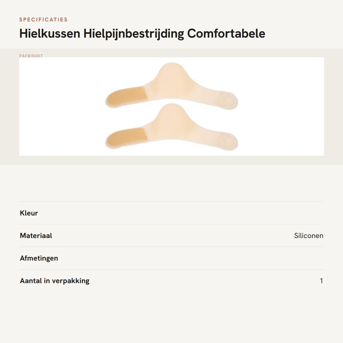 Dailygoods- Hielkussen Herbruikbaar - Hielbeschermers - Hielkussentjes voor Schoenen - Schokabsorberend - Siliconenmateriaal - Comfortabele Demping - Hielbescherming