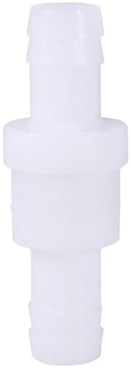 Dailygoods- Terugslagklep 12 mm - Kunststof - Inline Terugslagklep - Water/Benzine/Oliën - Unidirectioneel - Veilig en Niet Giftig - Klep