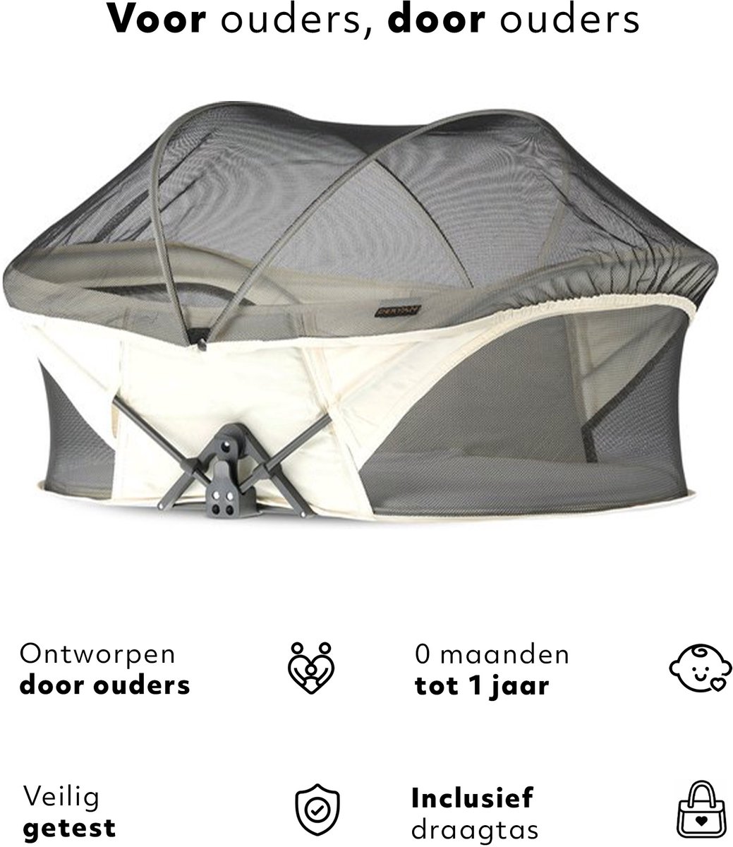 Deryan Infant Deluxe BabyBox Campingbedje - Cream thumbnail 3